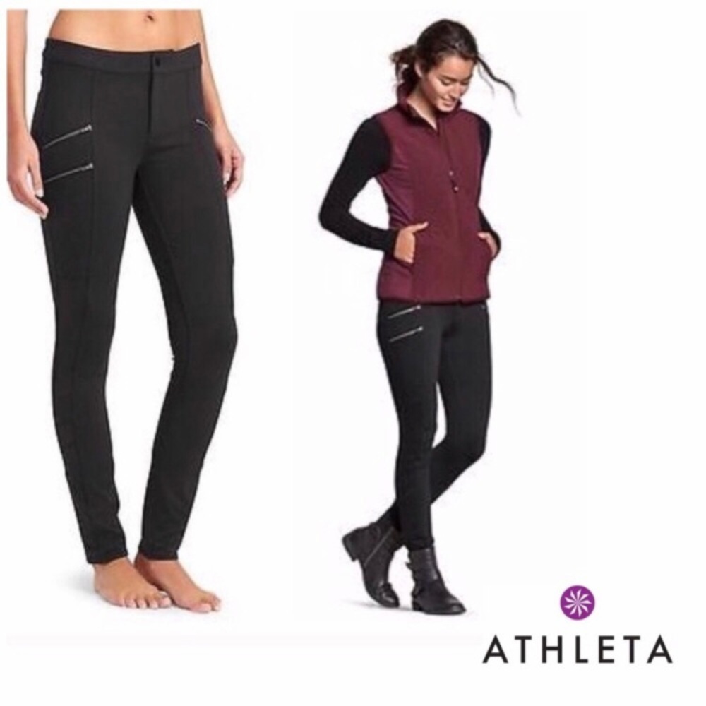 ATHLETA Ponte Moto Pants Size XXS